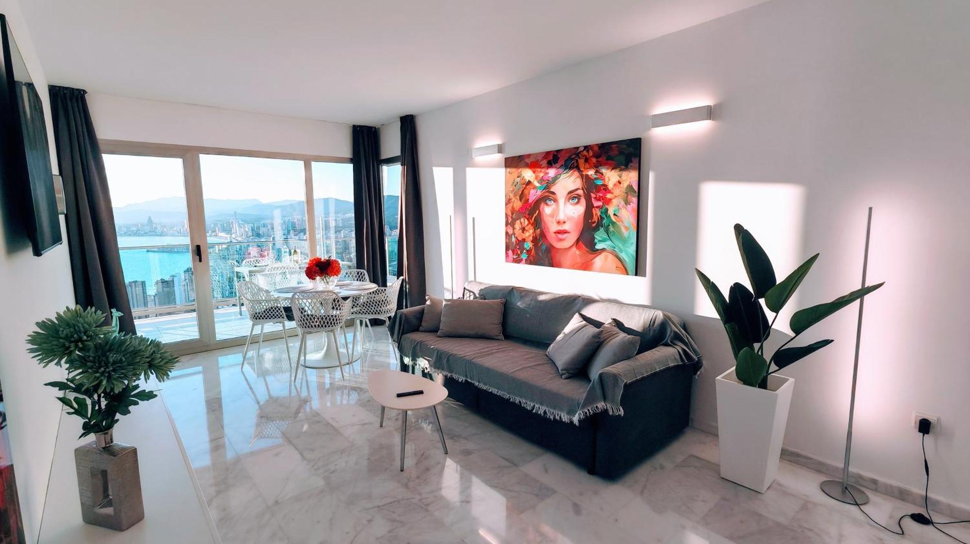 Skyline Floor 28 Sea Views Apartman Benidorm Kültér fotó
